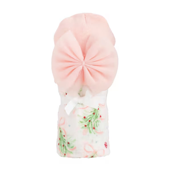 Mudpie Christmas Tree swaddle set