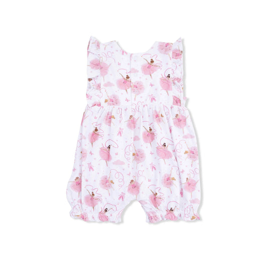 Ribbon Ballerina Ruffle Playsuit