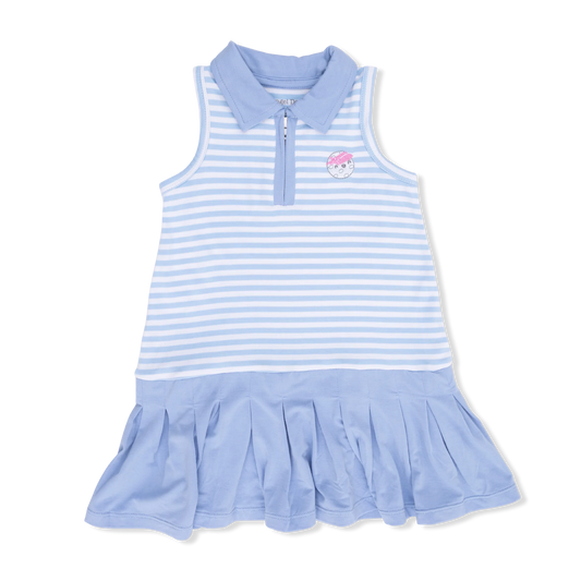 Striped Golf- Polo tennis dress