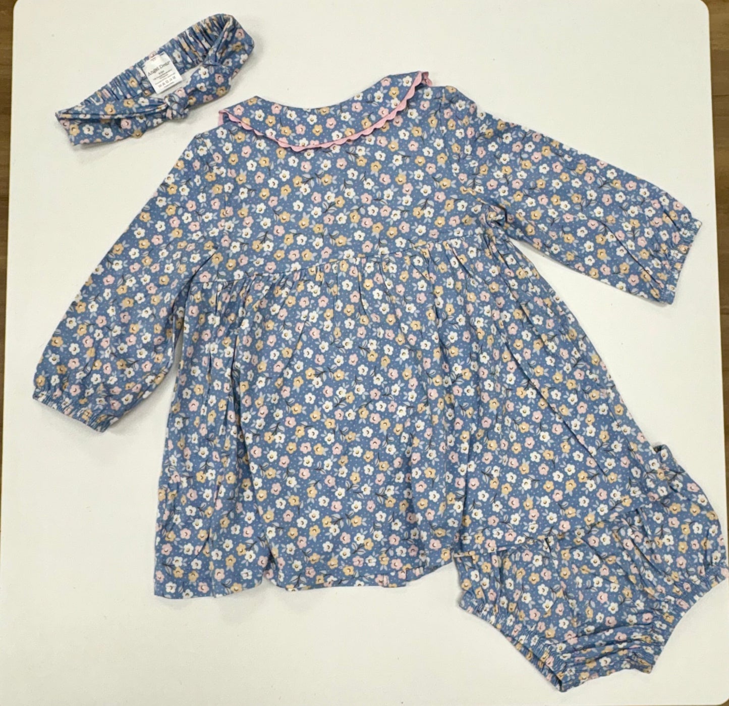 Country Calico Jill Dress with Ric Rac