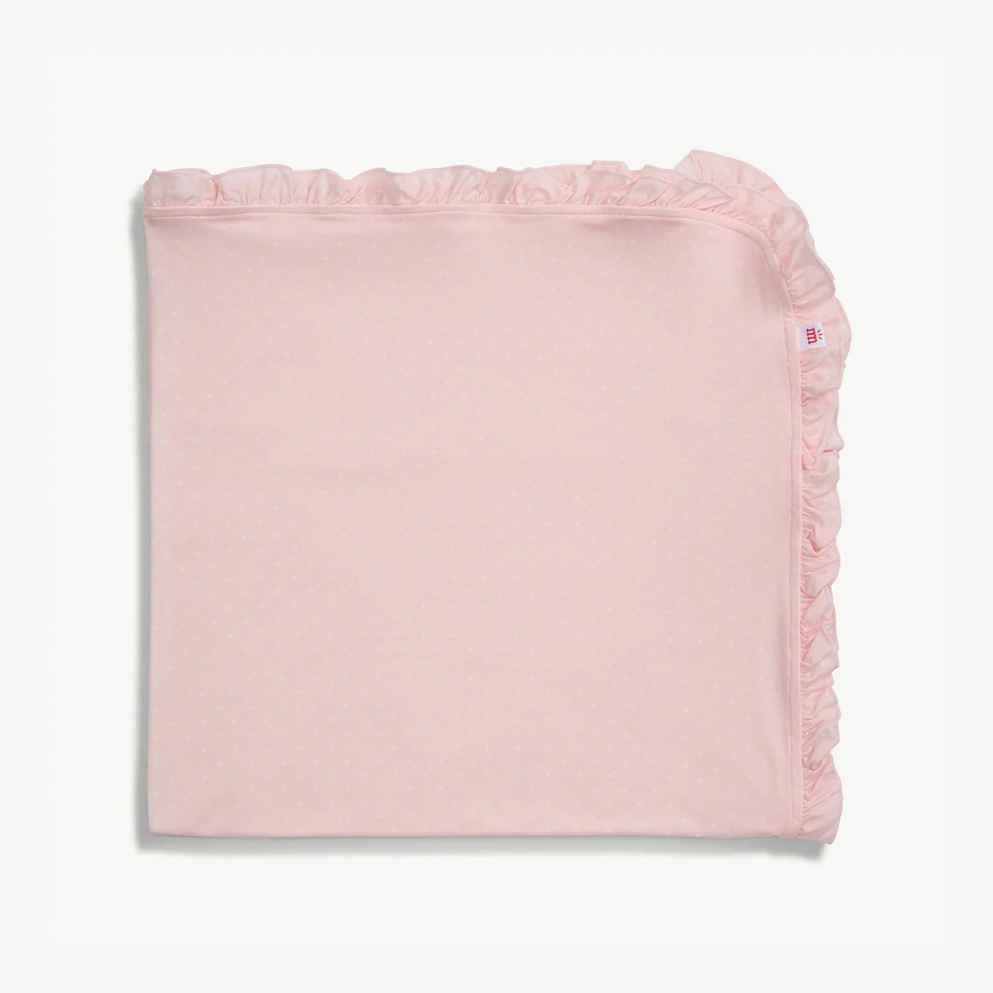 PIN DOT PINK BABY BLANKET