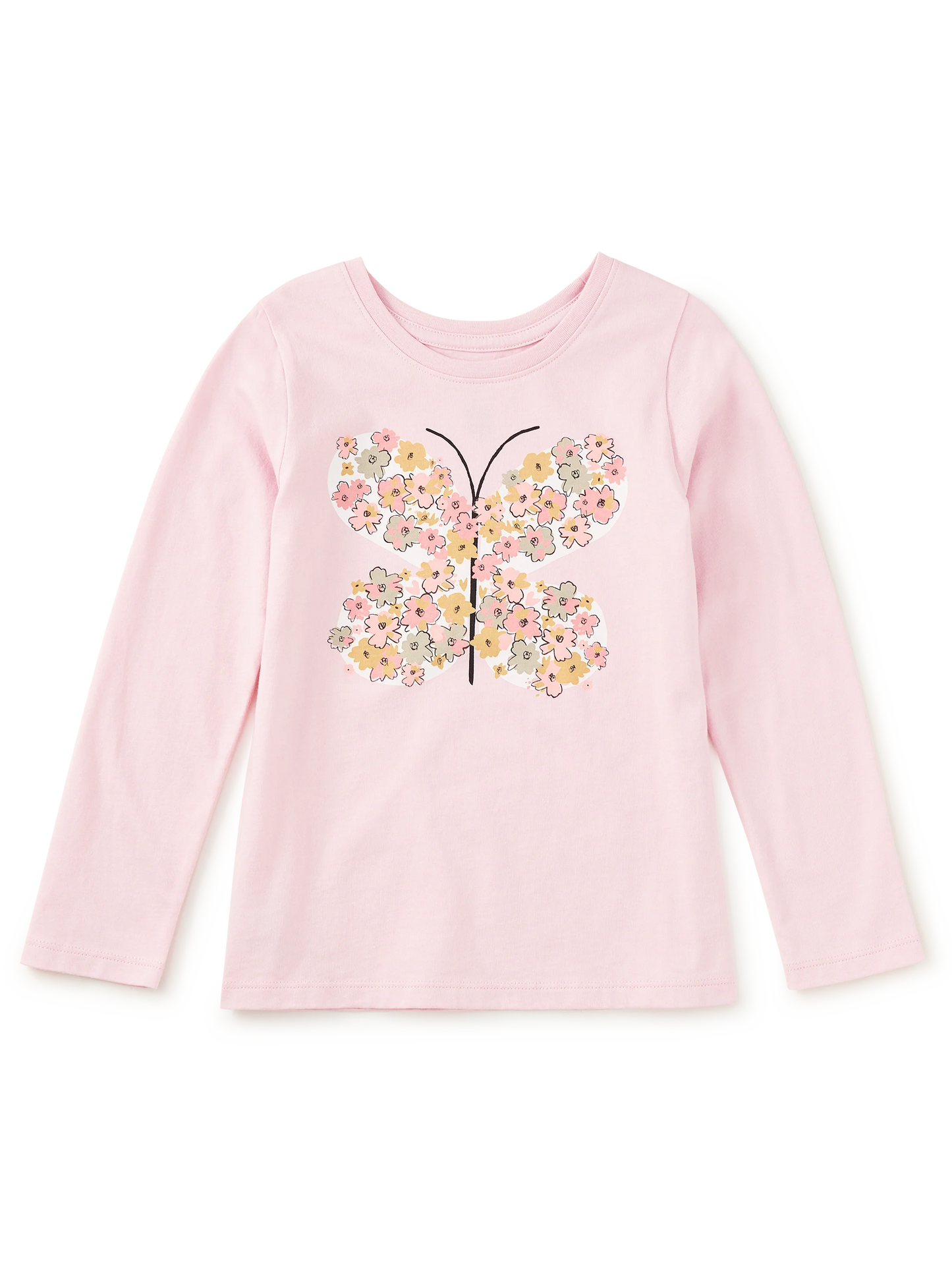 Rose Butterfly Graphic Tee