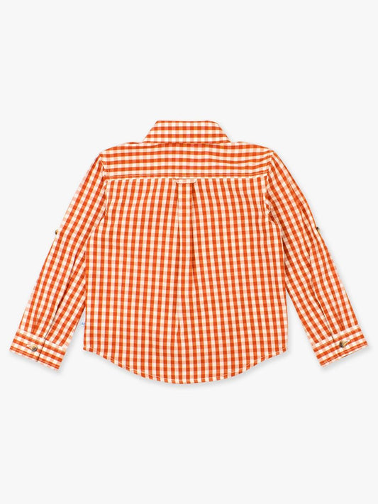 Classic Rust Gingham l/s shirt