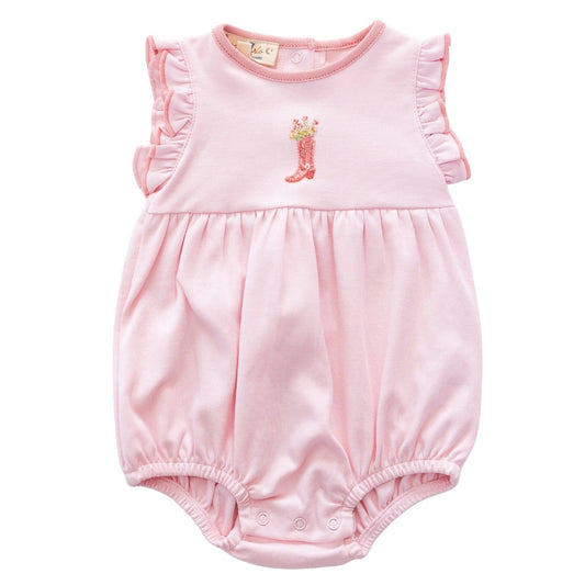 Boots and Blooms Bubble - Pink