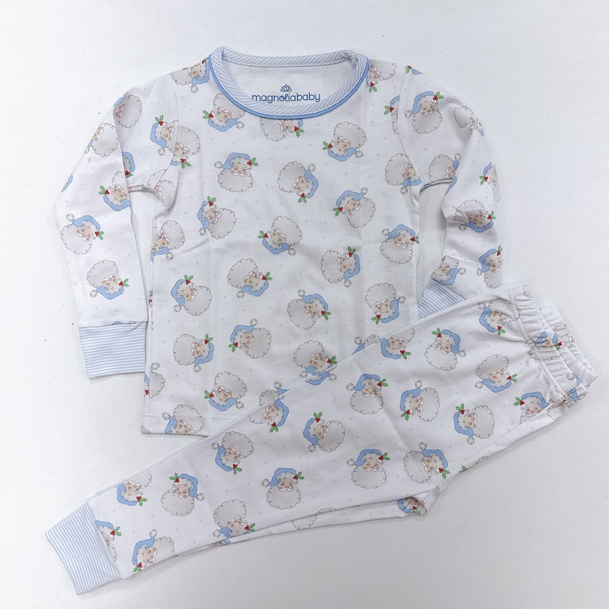 Santa Baby- Long Pajamas Blue