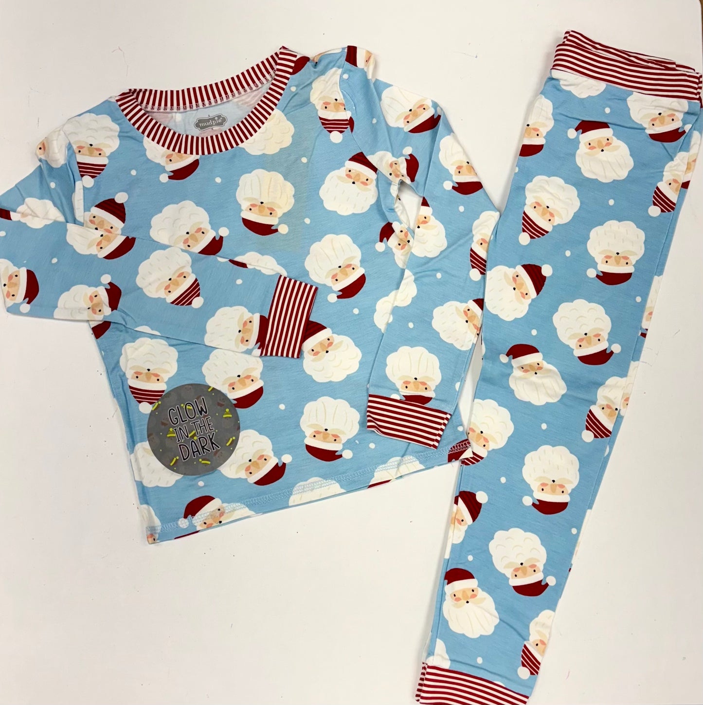 boy Santa Glow Pajama Set