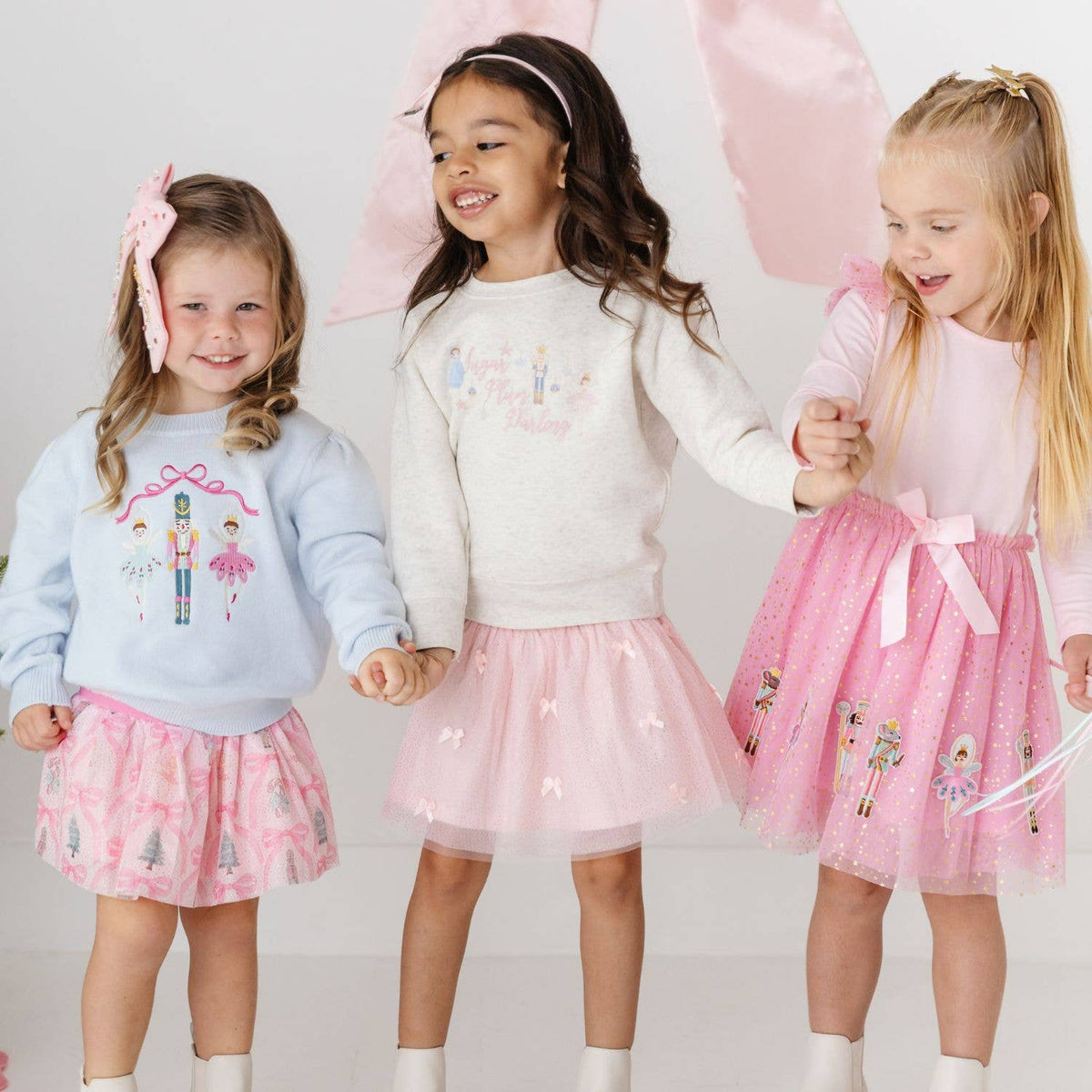 Nutcracker Trellis Christmas Tutu Skirt - Kids - Holiday