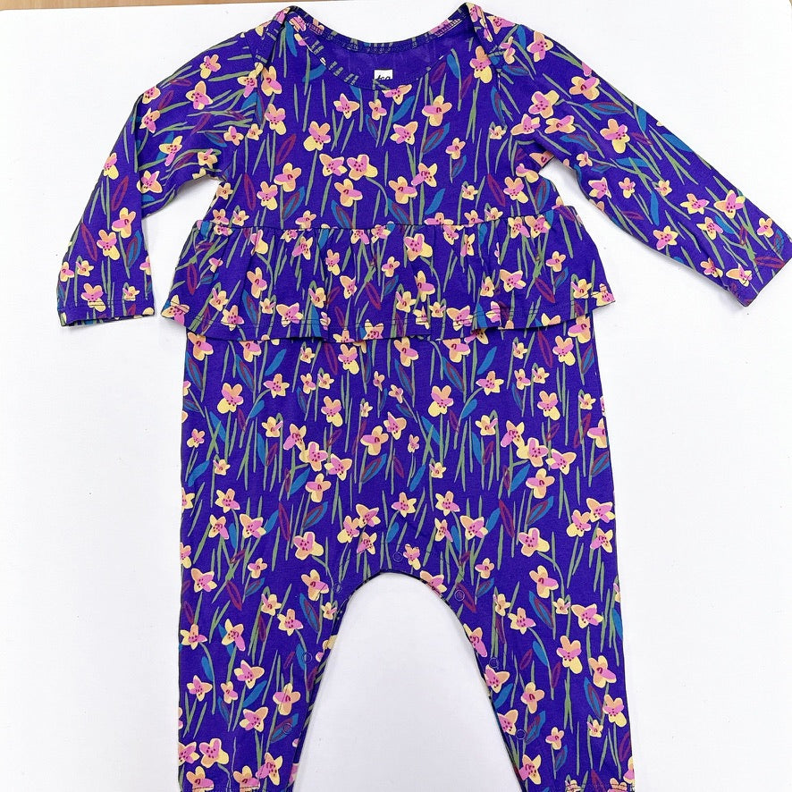 Pretty Peplum Baby Romper Perfume Jasmine