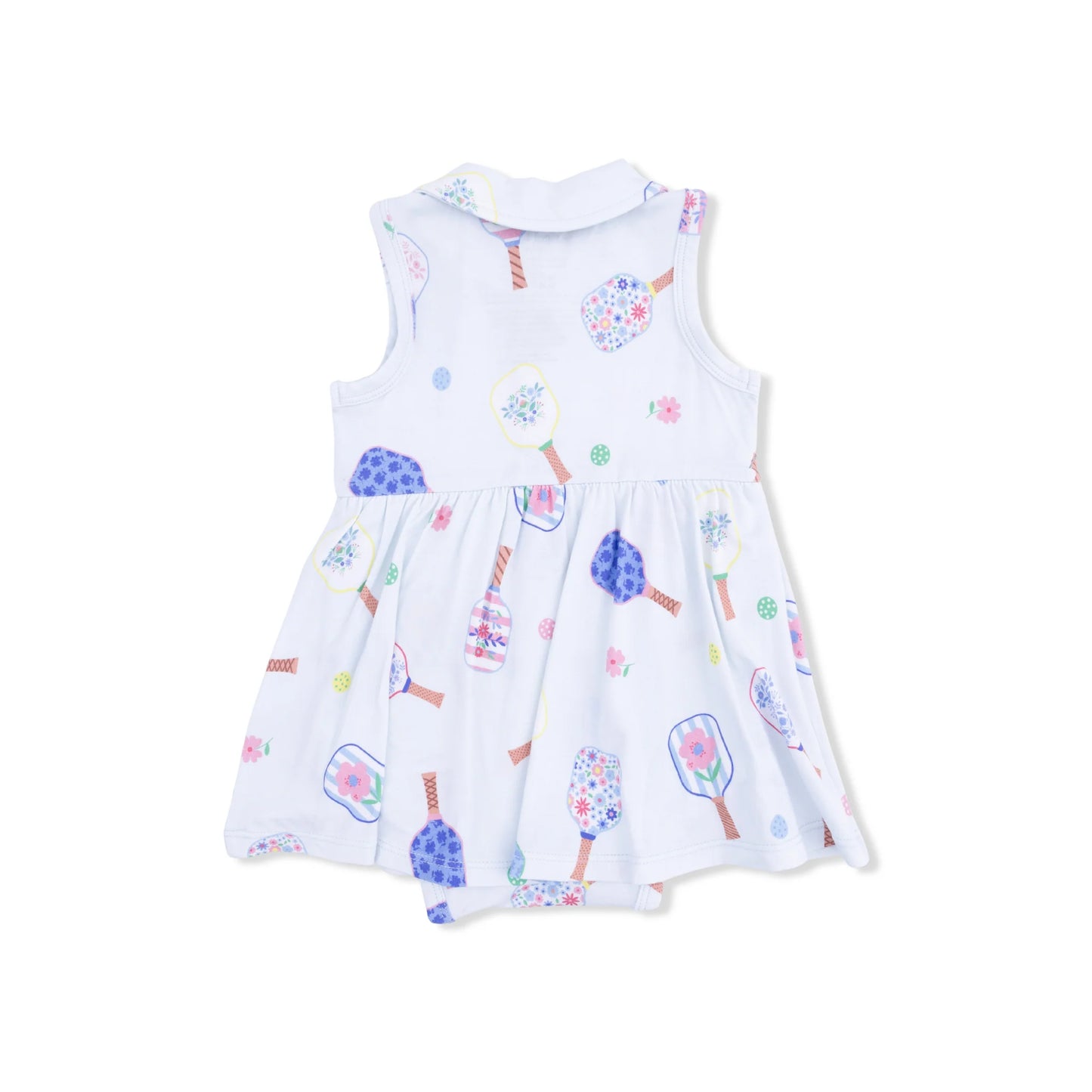 Floral Pickleball- Polo tennis dress