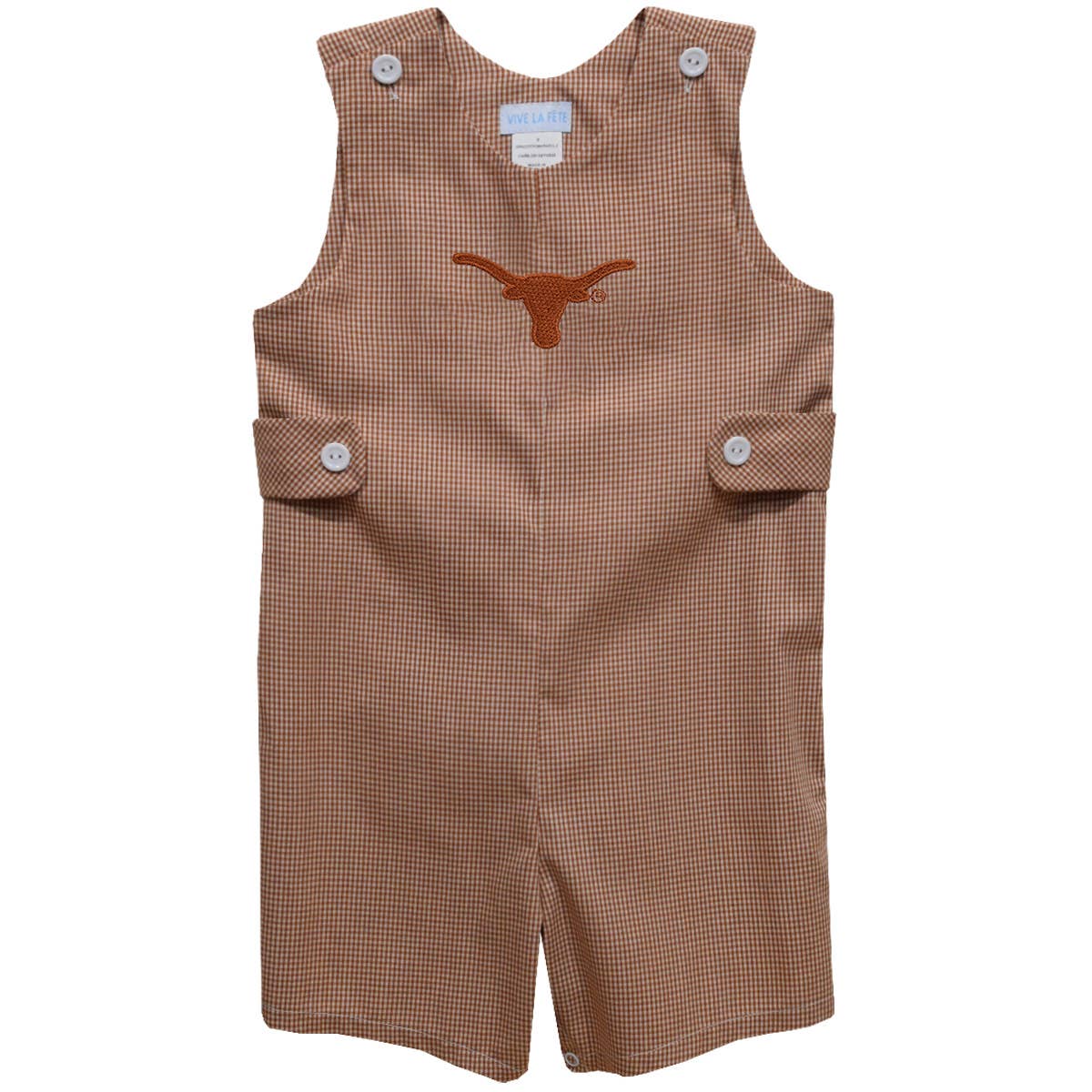 Texas Longhorns Embroidered Burnt Orange Boys Jon Jon