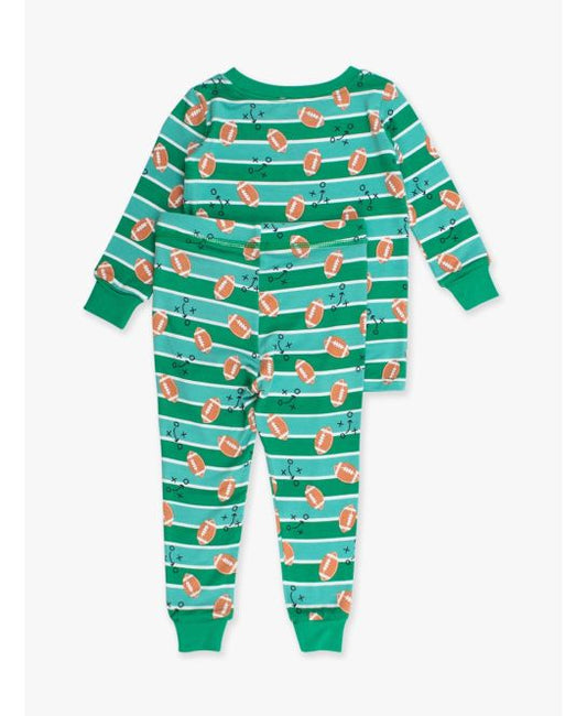 Tackles & Touchdowns l/s PJ set