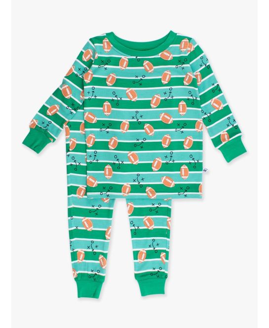 Tackles & Touchdowns l/s PJ set