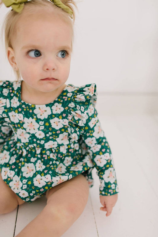 Leah Romper in Canyon Flower