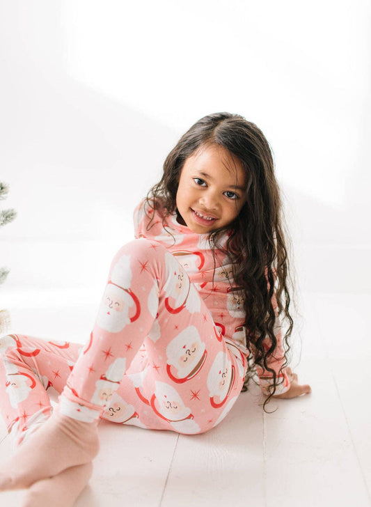 2 piece Bamboo Pajama in Santa Cocoa