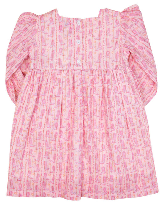 Cowgirl Boots With Gold Lurex Dress