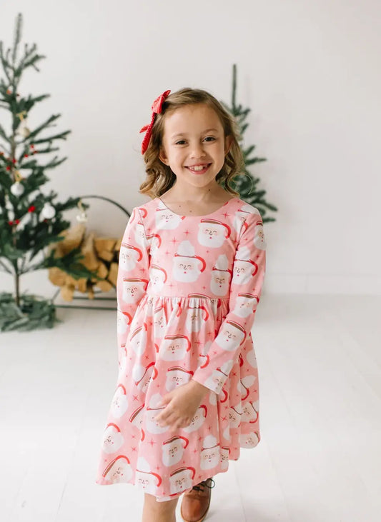 Gwendolyn Dress in Santa Cocoa | Christmas Dress