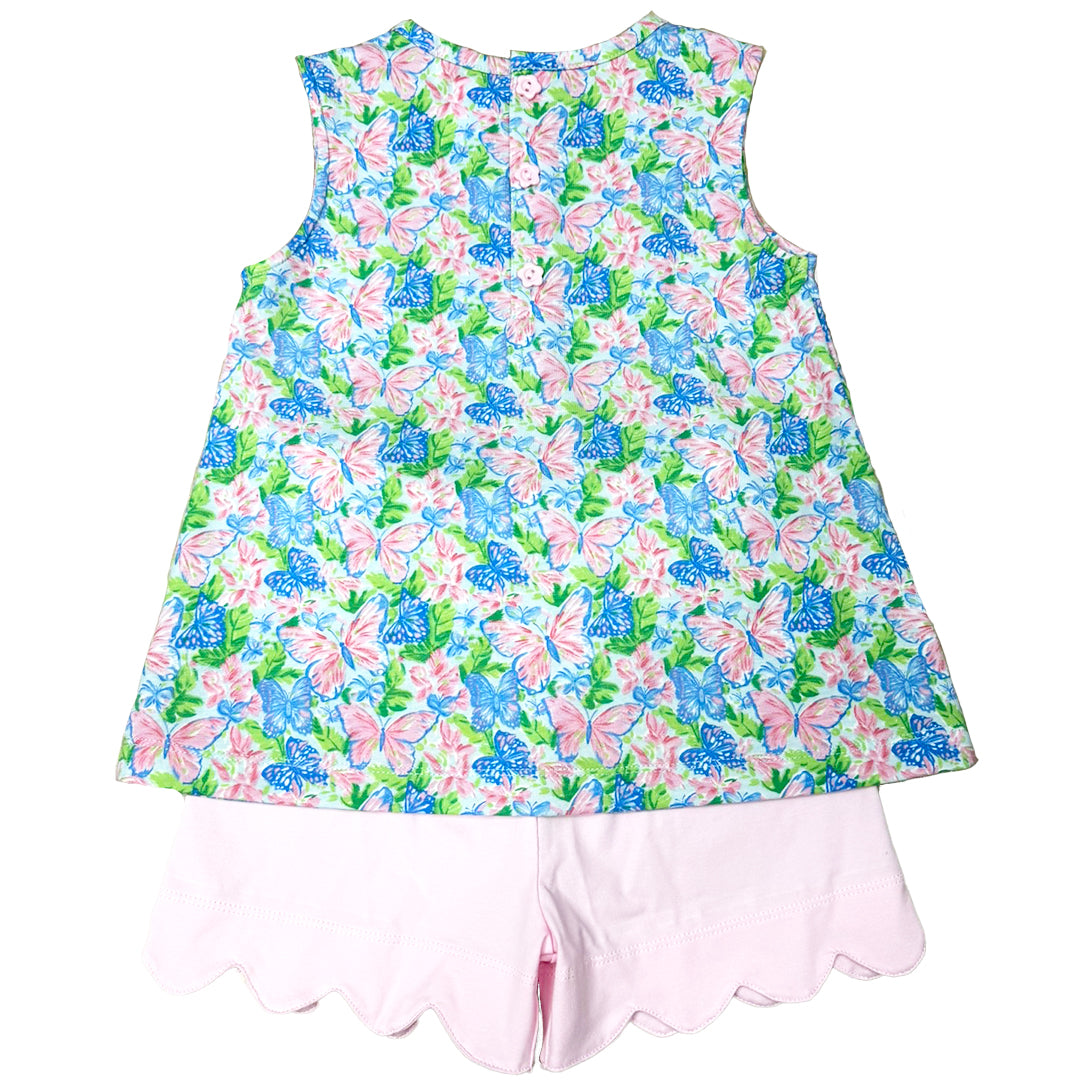 Butterfly Girls Short Set