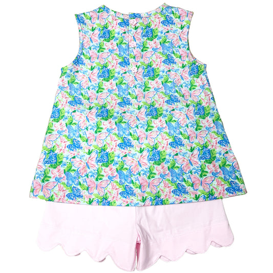 Butterfly Girls Short Set