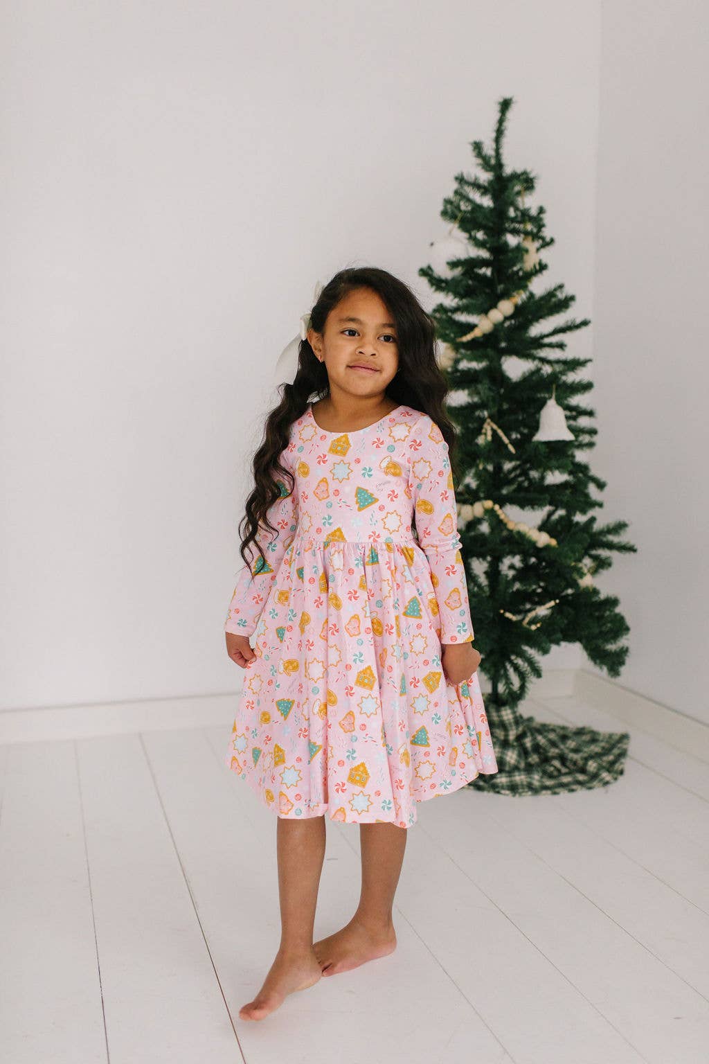 Gwendolyn Dress in Christmas Cookies | Girls Dress