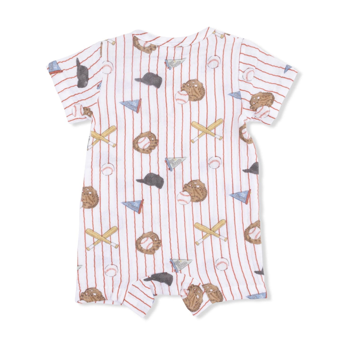 Vintage Baseball Stripe Henley Shortall