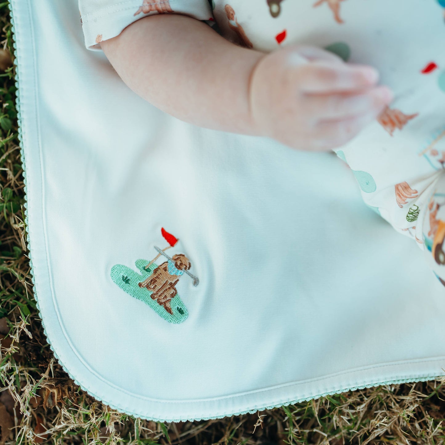 Pip Embroidered Blanket - Barks & Birdies