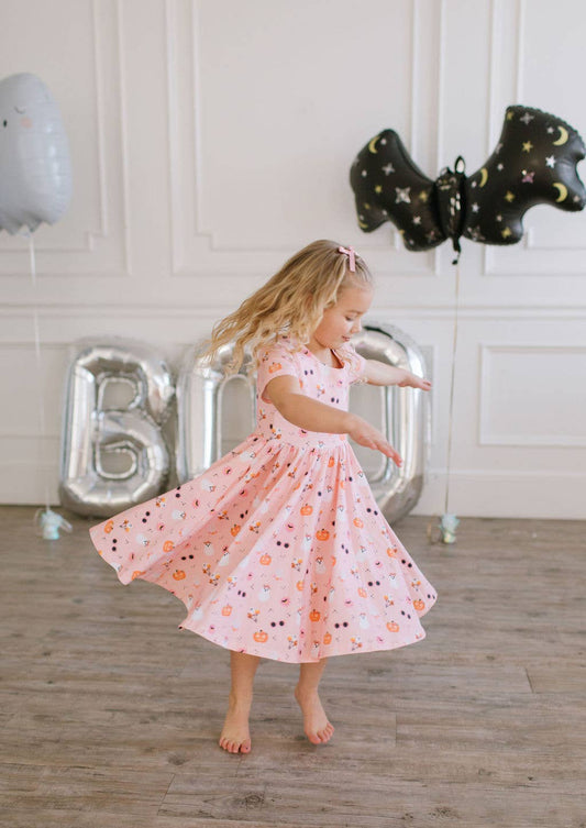 Classic Twirl Dress in Hippie Halloween | Girls Dress