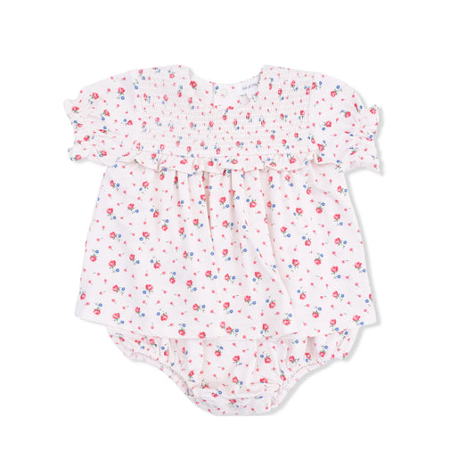 Joli Rosette- Smocked Ruffle bubble