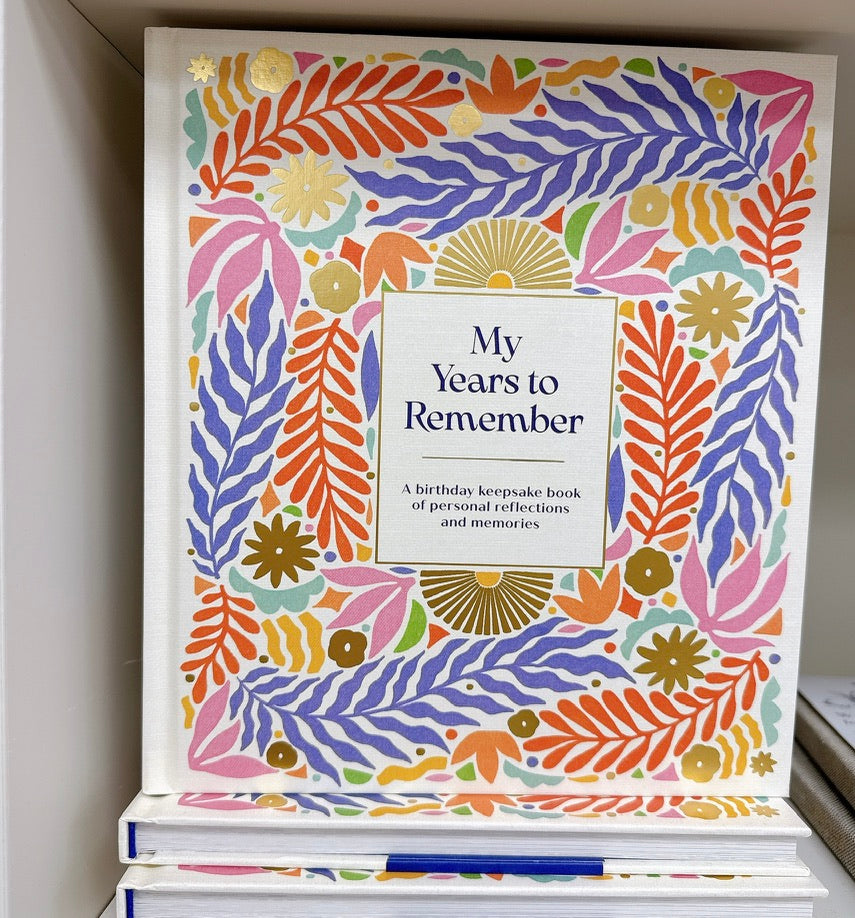 My Years to Remember Book