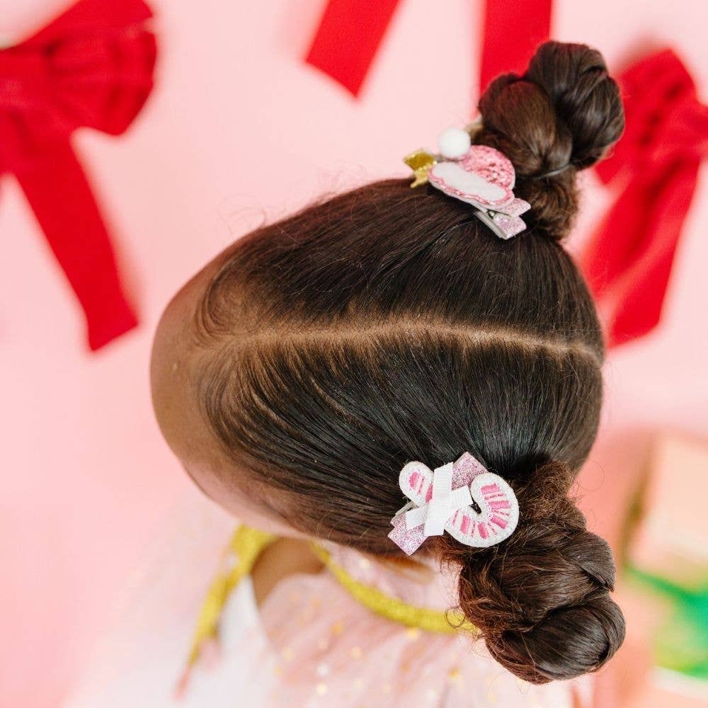 Gingerbread Christmas Clip Set - Stocking Stuffer For Kids