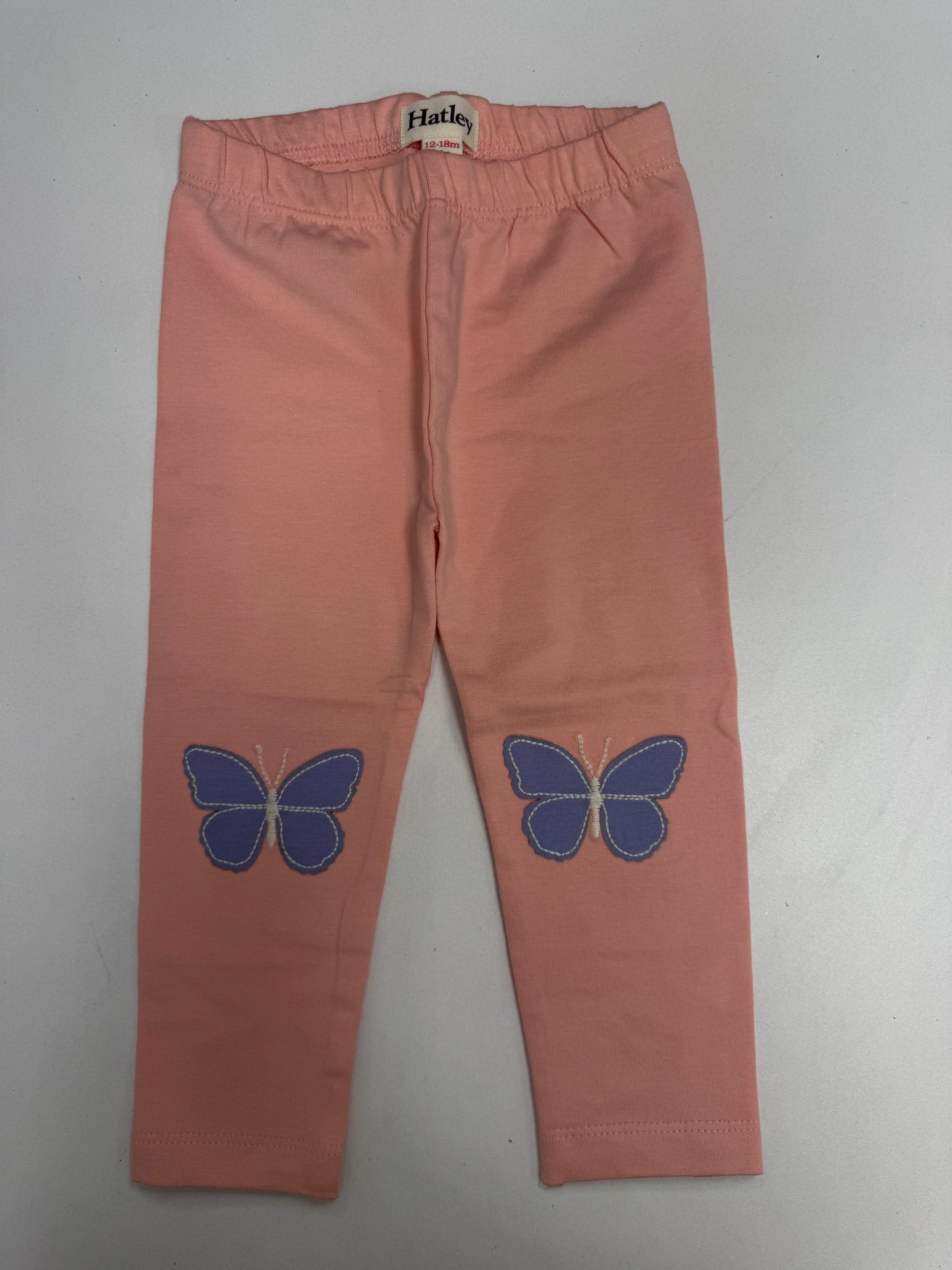 Butterfly Tee Legging Set - Cream/Pink