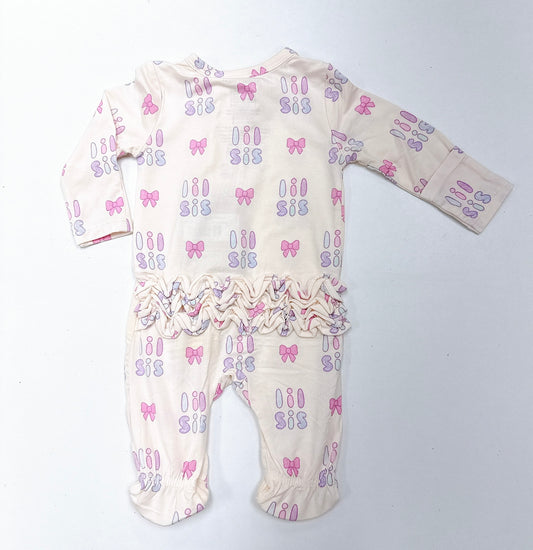 Lil Sis zipper footie