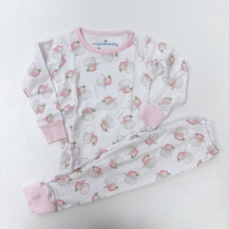 Santa Baby- Long Pajamas Pink