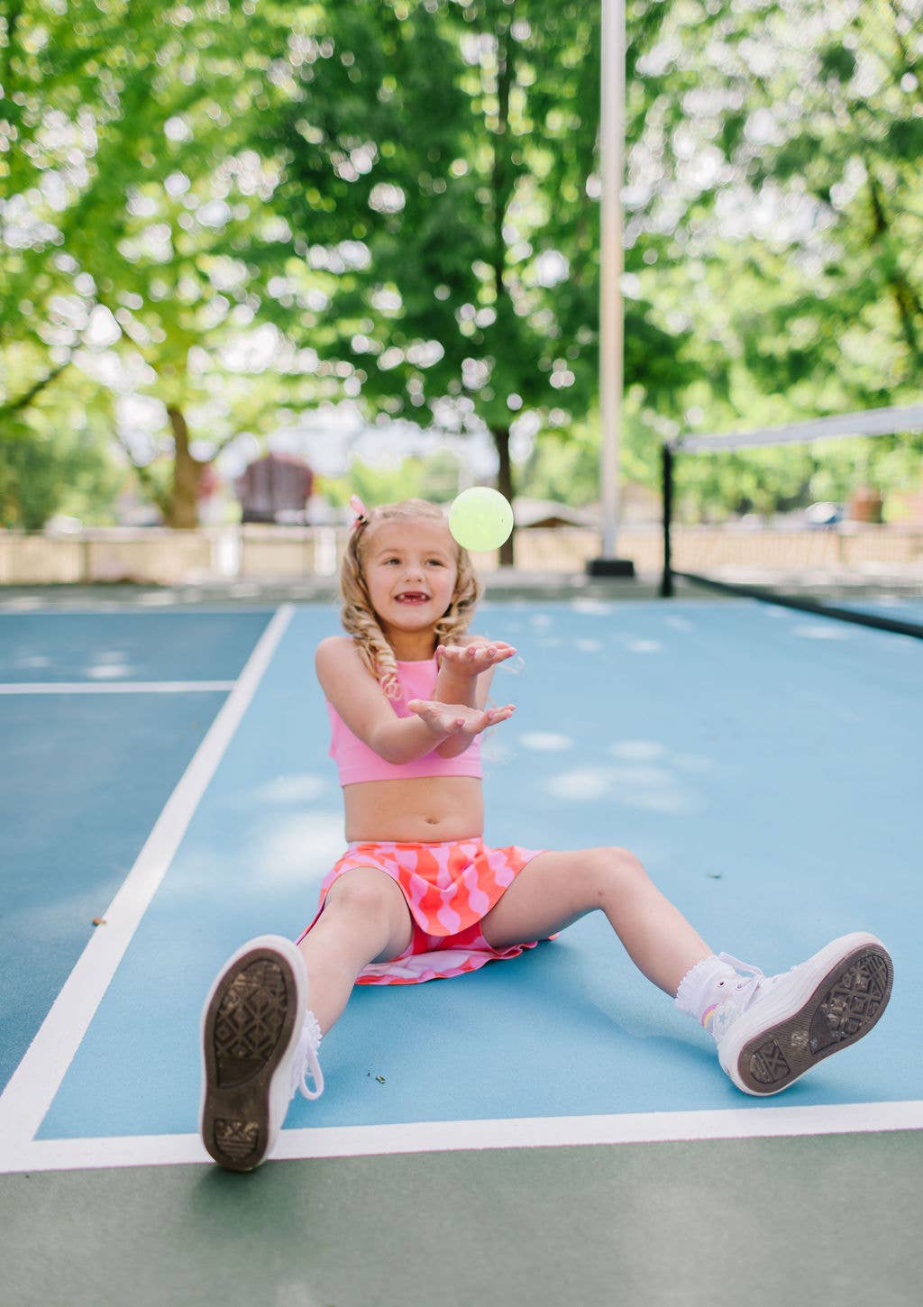 Ashlyn Athletic Set in Carnation Crinkle