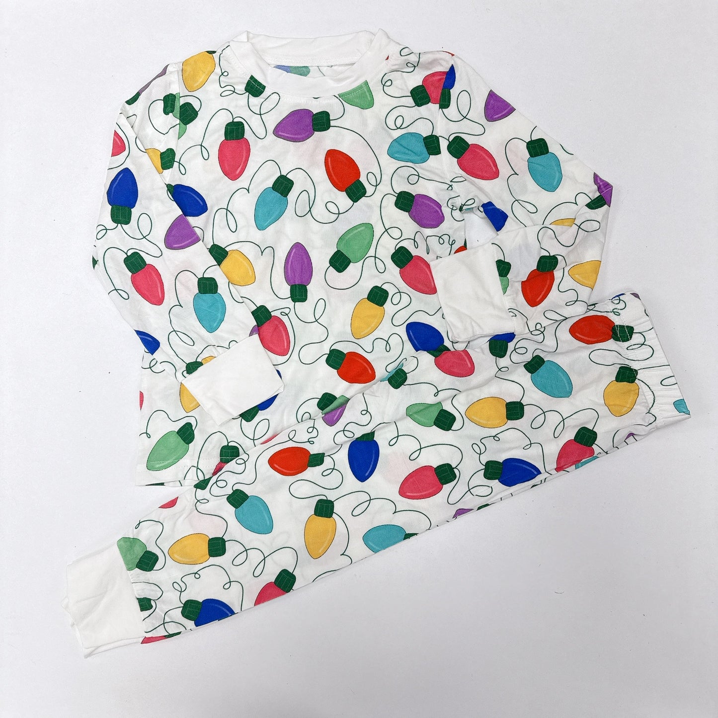 Christmas Lights Bamboo Pajamas