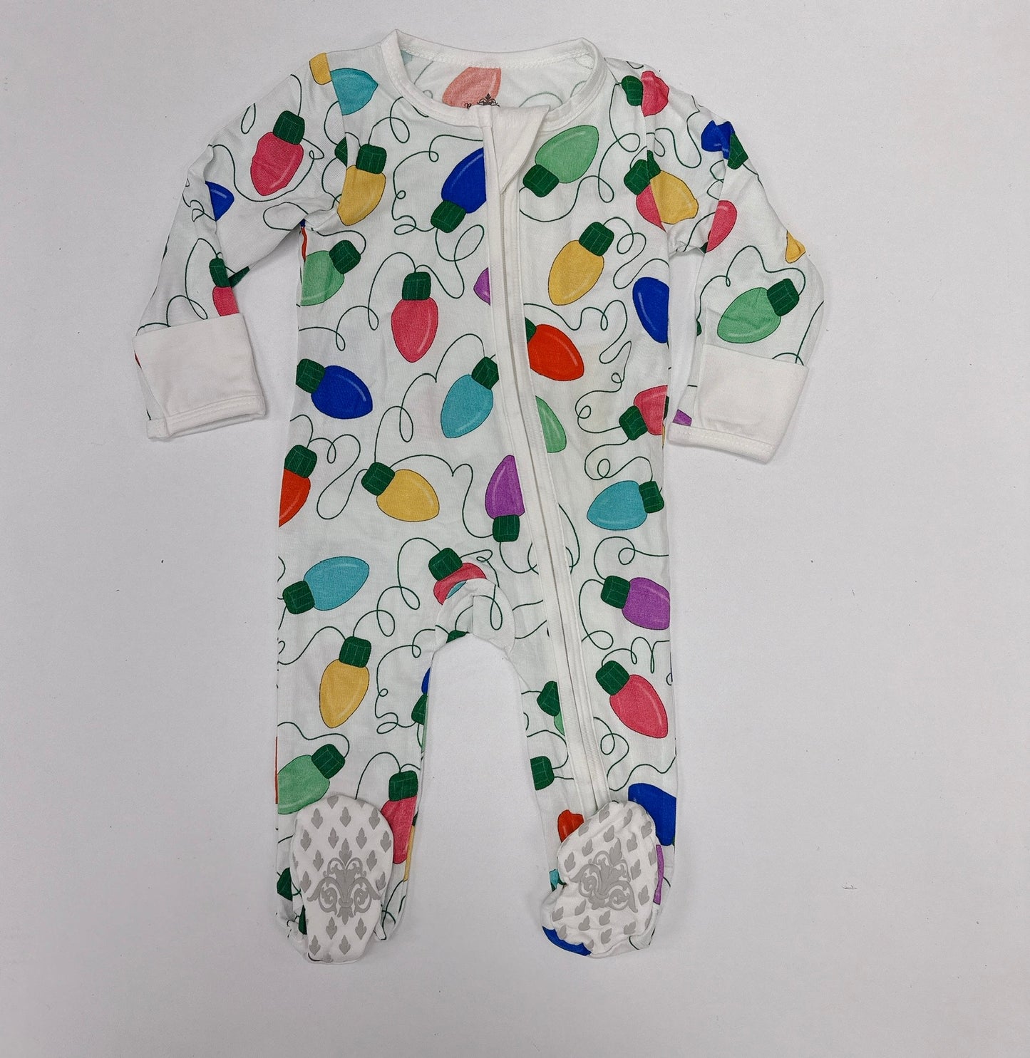 Christmas Lights Bamboo Romper