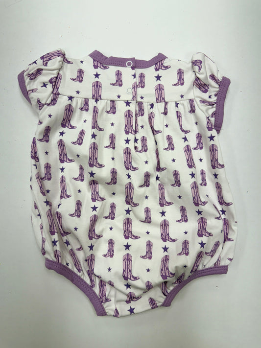 Purple Boots Hallie Bubble