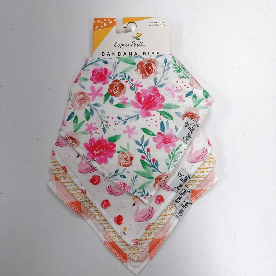 June Baby Bandana Bib Set (4-pack)