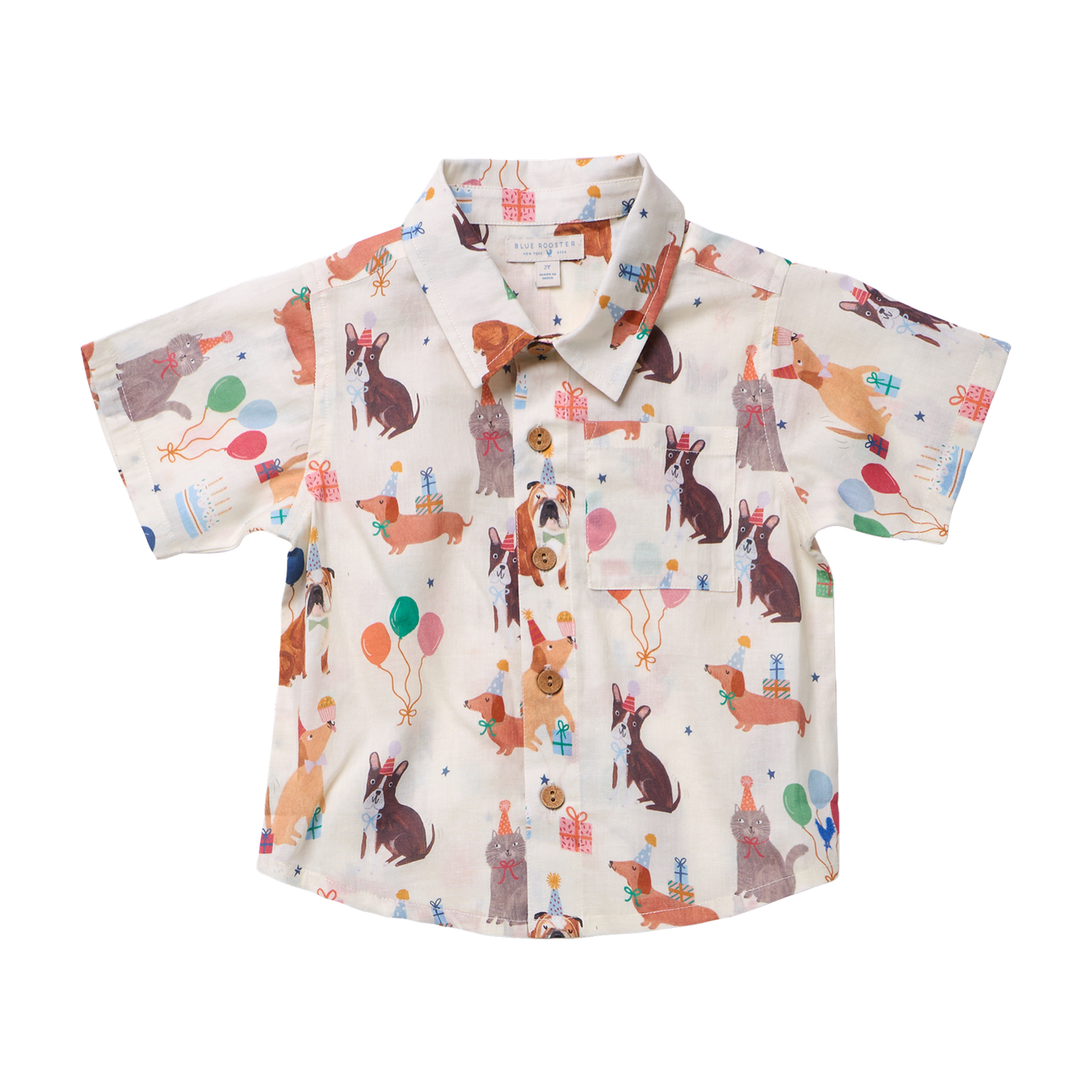 Boys Jack Shirt- Party Pets