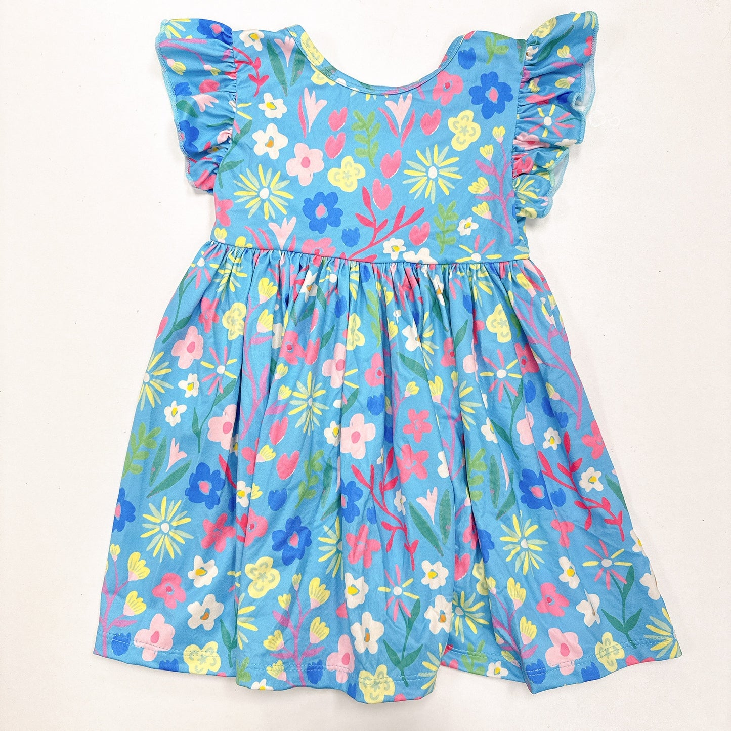 Springtime Splendor Flutter Sleeve Dress