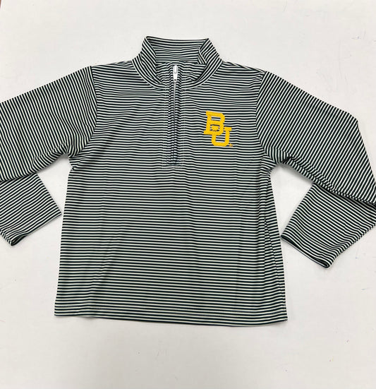 Baylor Bears Embroidered Stripes Quarter Zip Ralph