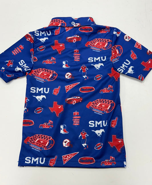 SMU Impressions print polo