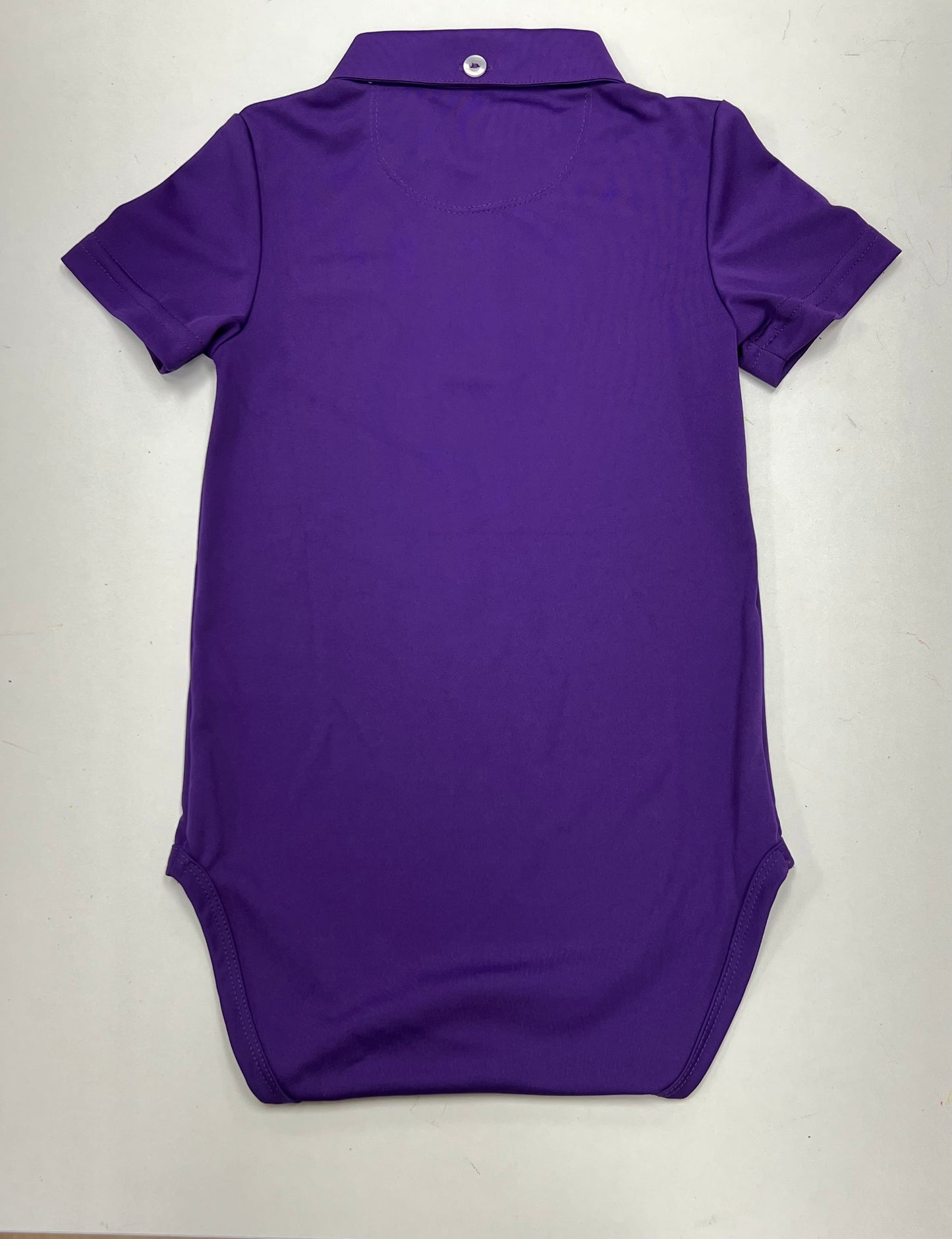 TCU Horned Frogs Embroidered Purple Polo Onesie