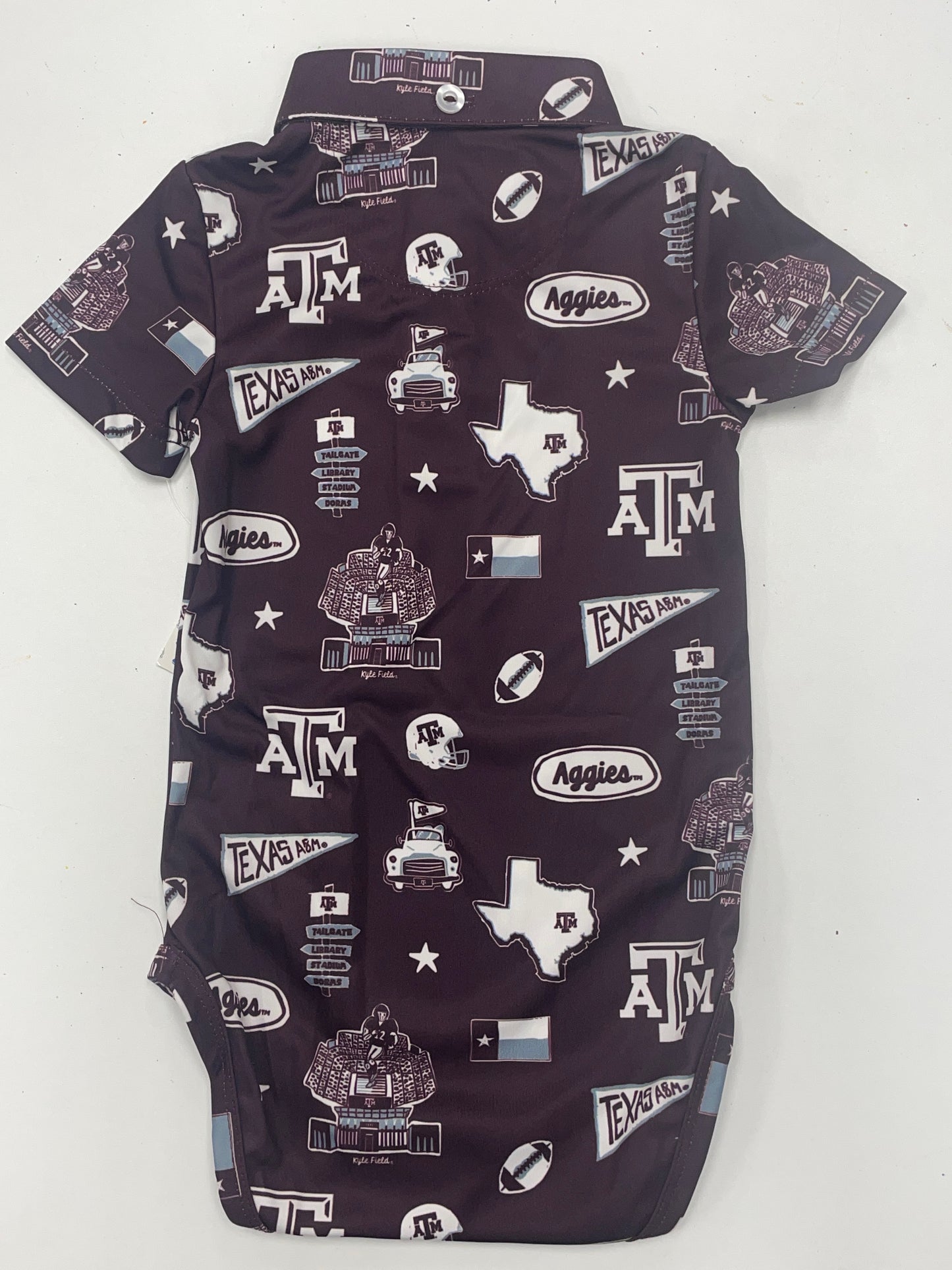 TAMU Impressions print polo