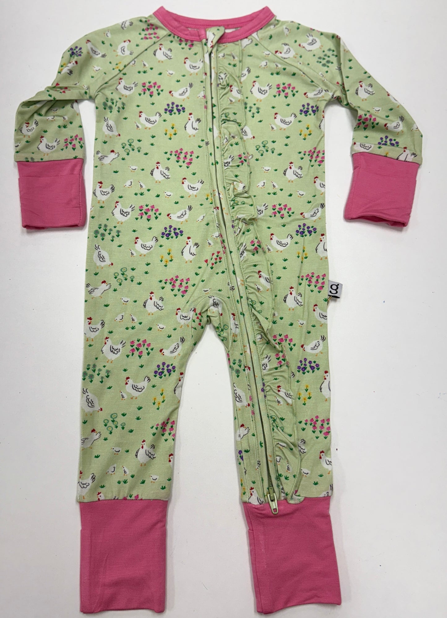 LS Zip PJ- Spring Chickens