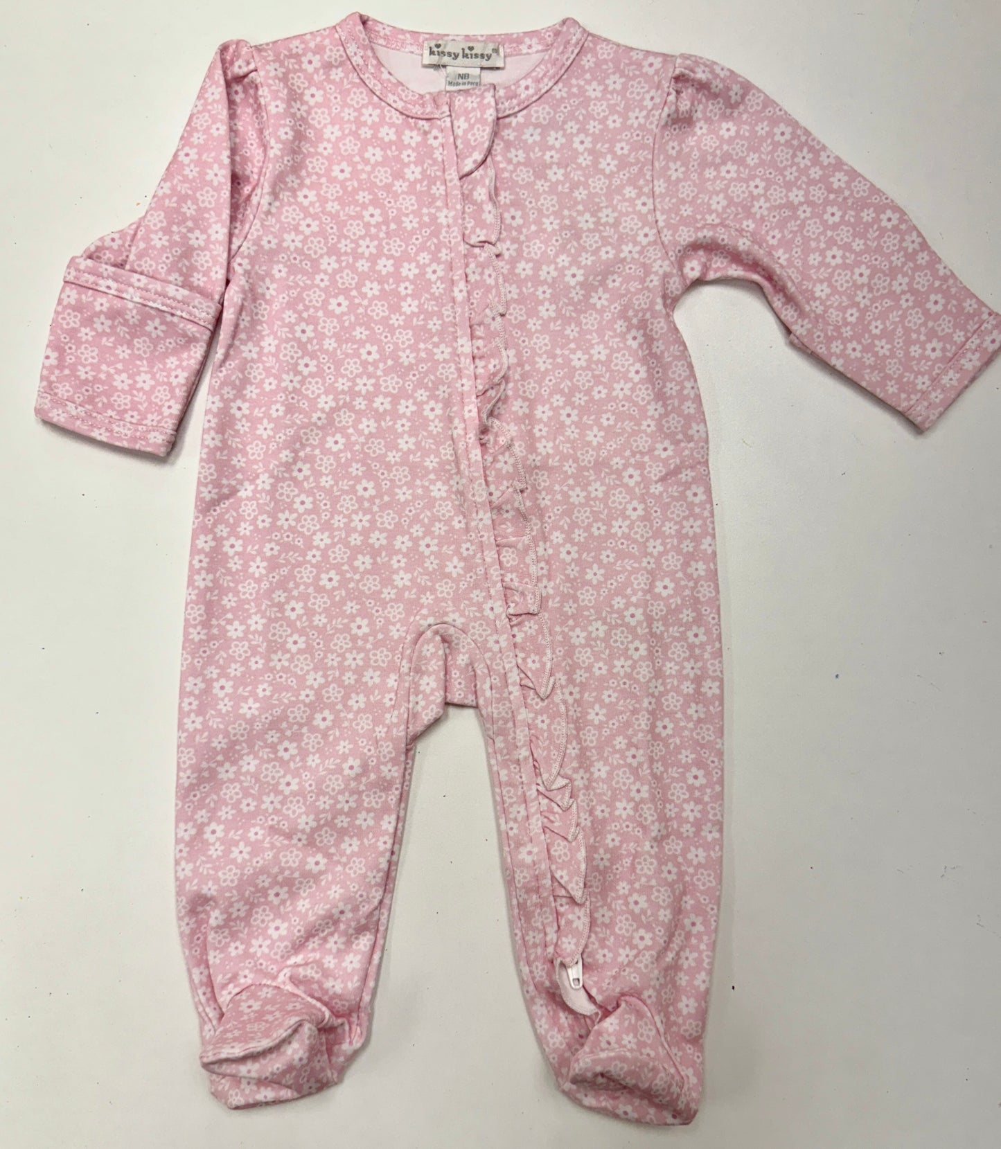 Fall in Bloom- Footie w/ Zipper