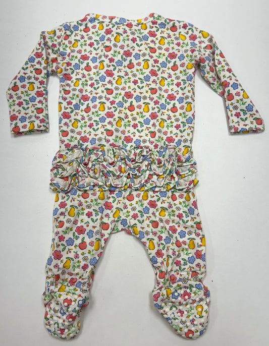 Fall Fruit Floral Footie