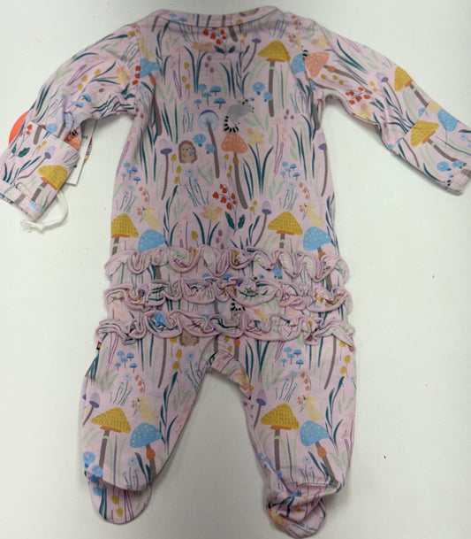 Shroom & Bloom Ruffle Footie