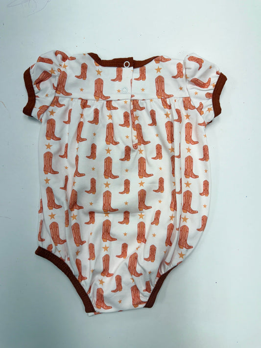 Burnt Orange Boots Hallie Bubble