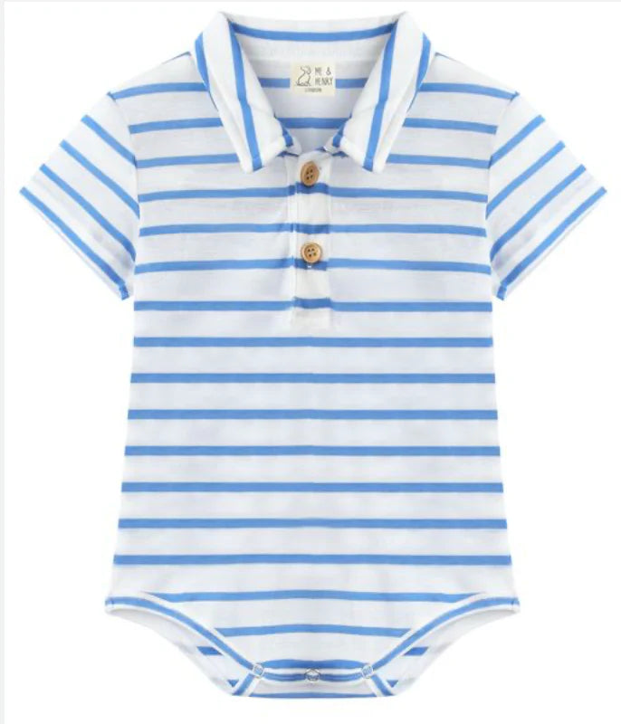 Jetty Jersey Onesie - Royal Stripe