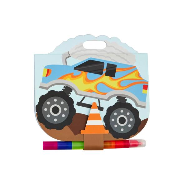 Monster Truck Sketchpad and Markers